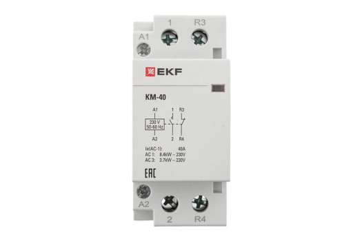 Контактор модульный КМ 40А NО+NC (2 мод.) EKF PROxima