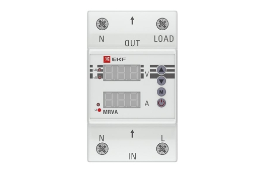 Реле напряжения и тока с дисплеем MRVA 63A EKF PROxima