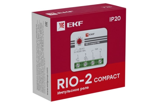 Импульсное реле RIO-2 compact 10А EKF PROxima