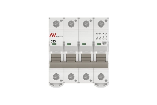 Выключатель автоматический AV-6 DC 4P 13A (C) 6kA EKF AVERES