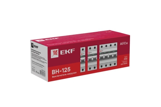 Выключатель нагрузки 3P 125А ВН-125 EKF PROxima