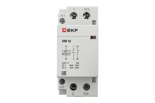 Контактор модульный КМ 16А NО+NC (2 мод.) EKF PROxima