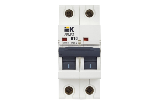 ARMAT Автоматический выключатель M06N 2P D 10А IEK