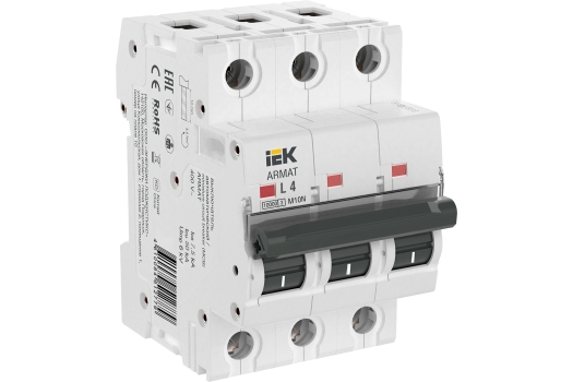 ARMAT Автоматический выключатель M10N 3P L 4А IEK