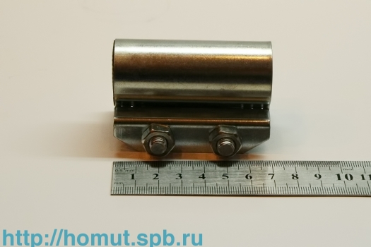 Хомут ремонтный 1/2',70 мм,D 21-24, W1