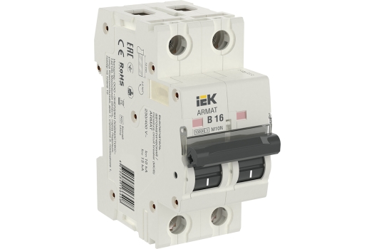 ARMAT Автоматический выключатель M10N 2P B 16А IEK