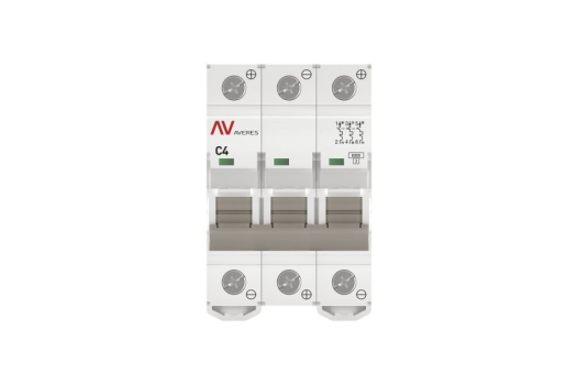 Выключатель автоматический AV-6 DC 3P 4A (C) 6kA EKF AVERES