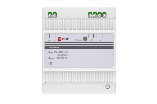 Блок питания 12В DR-60W-12 EKF PROxima