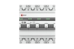 Автоматический выключатель 4P 20А (C) 4,5kA ВА 47-63 EKF PROxima